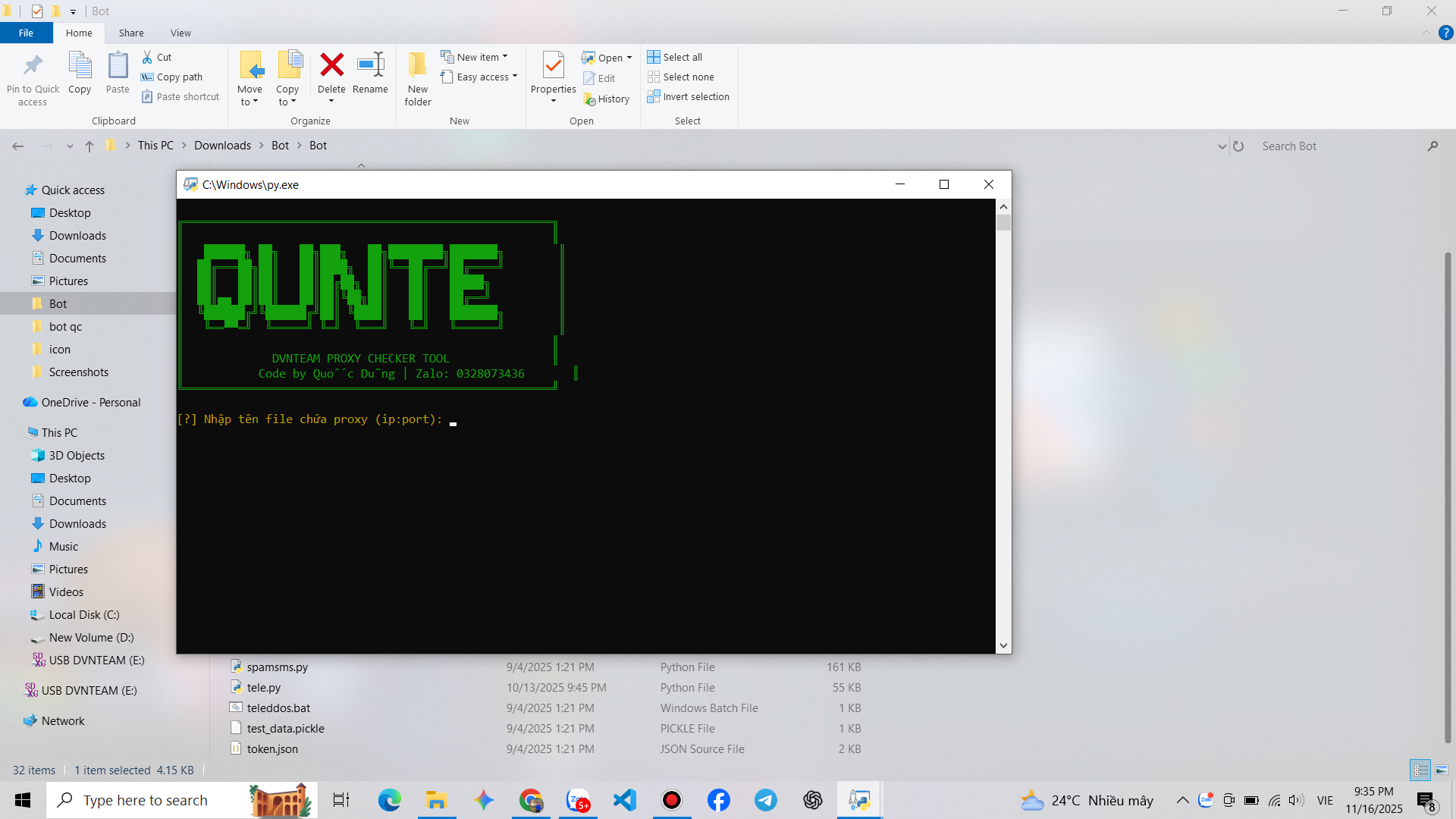 TOOL LỌC PROXY PYTHON MAX SPEED